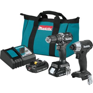 Makita Sub-Compact Brushless Cordless 2 pc. Combo Kit LXT 18V Lithium-Ion