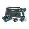 Makita Max XGT Brushless Cordless 4-Speed Mid-Torque 1/2 in. sq. Drive Impact Wrench Kit 40V w/ Detent Anvil, Various Speed , Reverse, LED Light, Bag (2.5Ah)