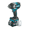 Makita Max XGT Brushless Cordless 4-Speed Mid-Torque 1/2 in. sq. Drive Impact Wrench Kit 40V w/ Detent Anvil, Various Speed , Reverse, LED Light, Bag (2.5Ah)