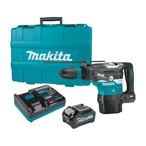 Makita Max XGT Brushless Cordless AVT Rotary Hammer Kit Accepts SDS-MAX Bits, AFT, AWS Capable & Case w/ One Battery 40V