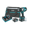 Makita Max XGT Brushless Cordless High-Torque Square Drive Impact Wrench Kit w/ Friction Ring Anvil Various Speed, Reverse, LED Light & Bag 40V