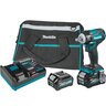 Makita 40V Max XGT Brushless Cordless 4-Speed 1/2 in. Sq. Drive Impact Wrench Kit w/ Friction Ring Anvil, Various Speed, Rev., LED Light & Bag (2.5Ah)
