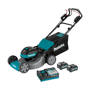 Makita 40 V X2 XGT 21 in. Lawn Mower Self Propelled 4 Ah Kit 