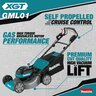 Makita 40 V X2 XGT 21 in. Lawn Mower Self Propelled 4 Ah Kit 