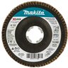 Makita X-LOCK 4‑1/2 in. Type 29 Angled Flap Disc, 60 Grit, 3/pk