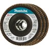 Makita X-LOCK 4‑1/2 in. Type 29 Angled Flap Disc, 60 Grit, 3/pk