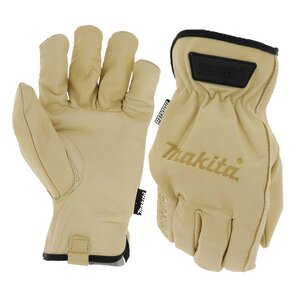 Makita Genuine Leather Cow Driver Gloves (X-Large)