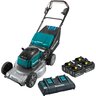 Makita X2 BL Self-propelled Aluminum Deck 21 in. 36V 5.0Ah w/ 2 Extra Batteries