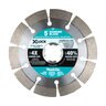 Makita X-LOCK 5 in. Segmented Diamond Blade for Masonry Cutting
