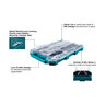 Makita MAKTRAK™ Low-Profile Medium Organizer