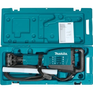 Makita 35 lb. Demolition Hammer, 1-1/8 in. Hex, Case (w/ wheels)

