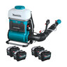 Makita 40V max XGT Backpack Blower, four batteries (8.0Ah)