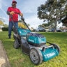 Makita LXT Brushless Self Propelled Commercial Lawn Mower Kit 21 in. 36V w/ 4 Batteries 5.0Ah
