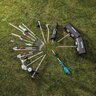 Makita 18V LXT Lithium-Ion Brushless Cordless Couple Shaft Power Head Kit with 13 in. String Trimmer and Blower Attachments with one battery 4.0Ah