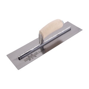 Marshalltown #MXS64 Finishing Trowel Curved Wood Handle 14 in. x 4 in.