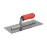 Square Notched Trowel w/ Wooden Handle 11 in. x 4-1/2 in.