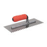 Square Notched Trowel w/ Wooden Handle 11 in. x 4-1/2 in.