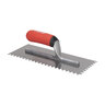 Square Notched Trowel w/ Wooden Handle 11 in. x 4-1/2 in.