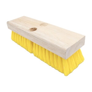 Marshalltown Brush Scrub Poly Yellow 10 in.