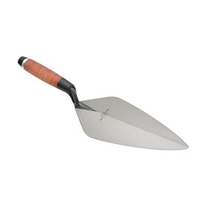 Marshalltown Brick Trowel London Pattern-Leather Handle 11-1/2 in.