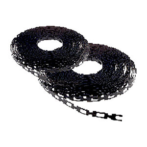 Master Mark Chain Lock Bracing Black Plastic 1 in.