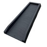 Chevron Splashblock-Black 24 in. x 11 in