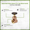 Matco Gate Valve Brass 2 in. FIPT with Wheel Handle