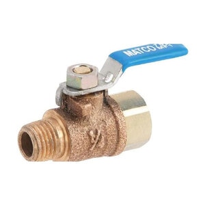Matco Ball Valve Cast Bronze 1/4 in. x 1/4 in. Male x Female