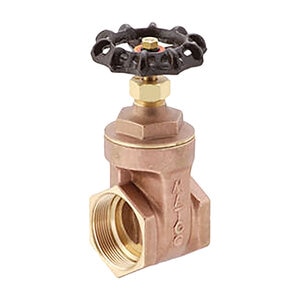 Matco Solder Gate Valve Brass 1 in.
