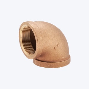 Lead Free 1 In. Brass Elbow 90
