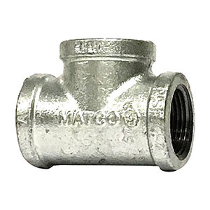 Matco Reducing Tee Galvanized 1 in. x 3/4 in.