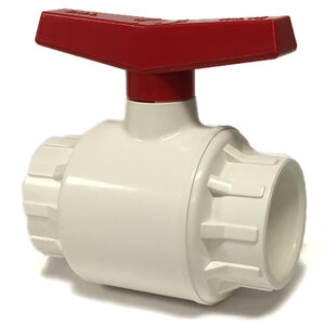 Matco Ball Valve PVC White 3 in. Solvent