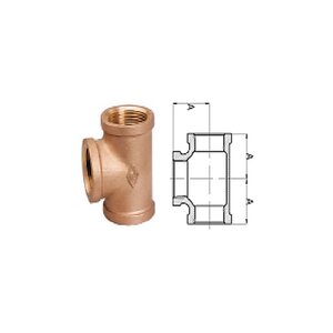 Matco-Norca Brass Tee Lead Free 1 in.