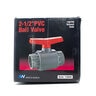 Matco Ball Valve PVC Gray 2 1/2 in. Solvent