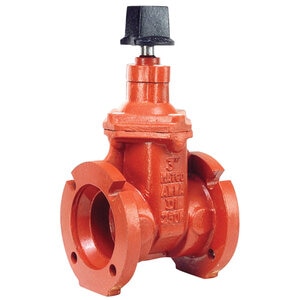 Matco Resilient Wedge Gate Valve Ductile Iron 4 in. Mechanical Joint with Operating Nut