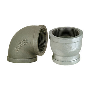 Matco Elbow 90 Degree Galvanized 4 in.