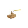 Full Port Ball Valve Brass 1-1/2 in. Sweat