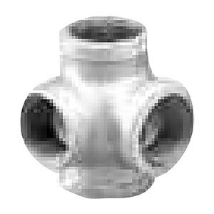 Matco-Norca Side Outlet Tee Galvanized 1-1/2 in.