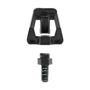 Maxijet 2 Piece Jet Deflector w/ Base High Angle 90 Degree Green Base 16 GPH