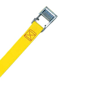 MaxStrap Cam Buckle Tie Down Poly Yellow 6 ft. x 1 in. 