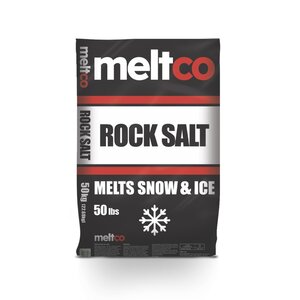 MELTCO Granular Rock Salt (Bag 50 lb. )