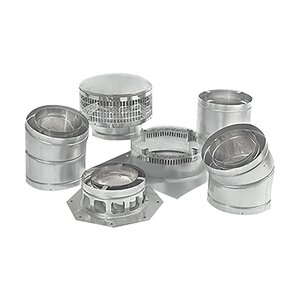 Metal-Fab Chimney Cap Air-Cooled Temp Guard 14 in.