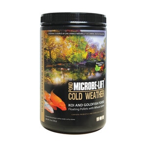 Microbe-Lift Legacy Cold Weather Koi and Goldfish Food Floating Pellets w/Wheat Germ 2 lb. 4 oz.