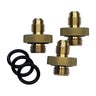 Mid West Instrument Quick Connect Test Cock Adapter ¼ in. NPT x ¼ in. Flare (set of 3)