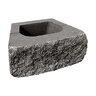 Midwest Block Brutus Rustic Wall Straight Charcoal Blend 18 in. x 12 in. x 8 in. (48 pc./pallet)