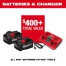 Milwaukee 18V M18 Fuel Brushless Cordless Dual Battery 17 in. String Trimmer Kit