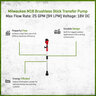 Milwaukee M18 Brushless Stick Transfer Pump