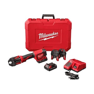 Milwaukee M18 Force Logic Short Throw Press Tool Kit w/ F1807 PEX Crimp Jaws
