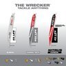 Milwaukee 9 in. 6 TPI The Wrecker with Carbide Teeth SAWZALL Blade 5 PK