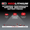 Milwaukee M18 REDLITHIUM XC5.0 Extended Capacity Battery Two Pack